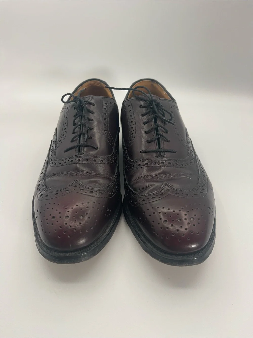 Johnston & Murphy Vintage Made in USA Wingtip Oxfords 9D
